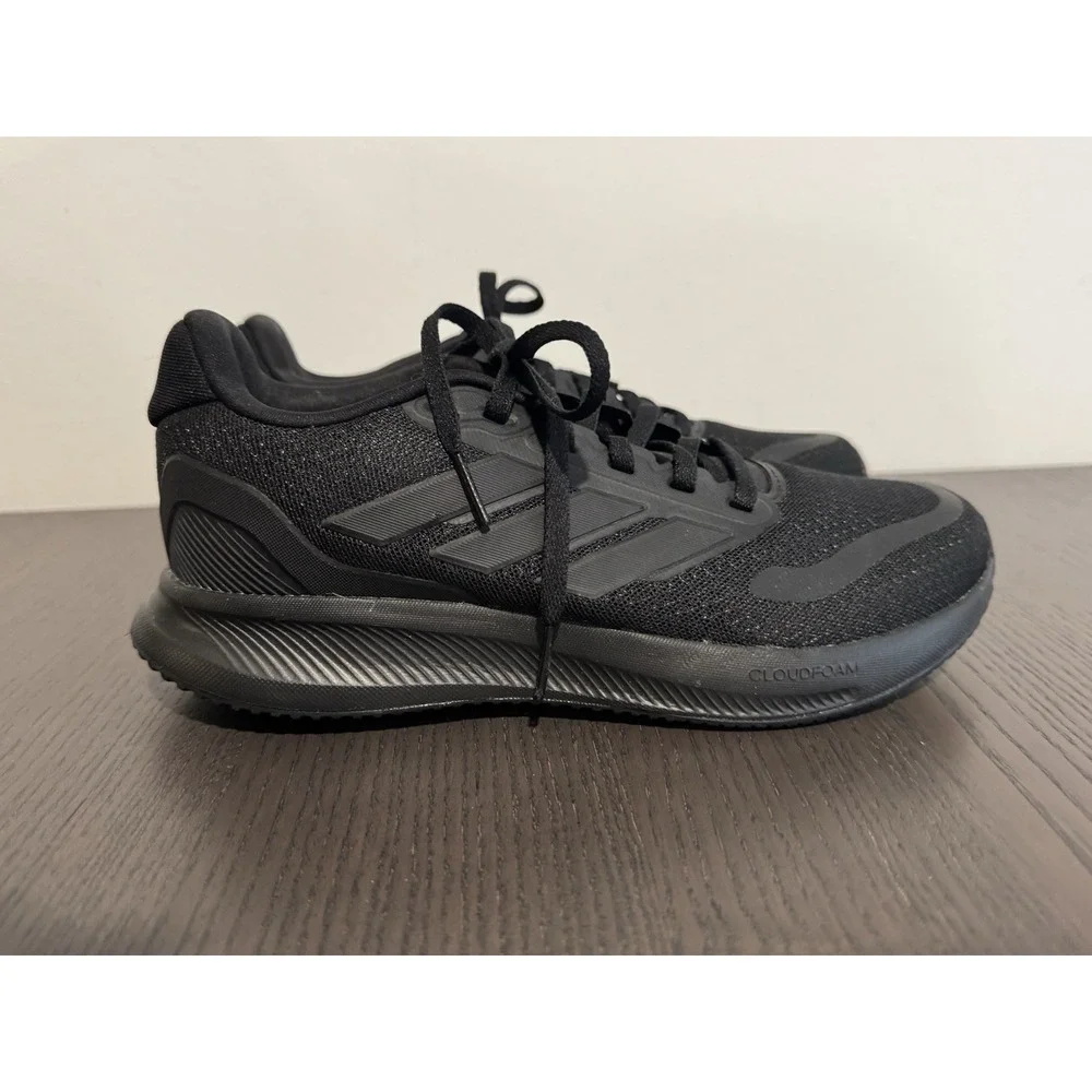adidas Runfalcon 5 J  IE8586 Black Kids 5‎ NEW Running Boys Girls Sneakers Shoes